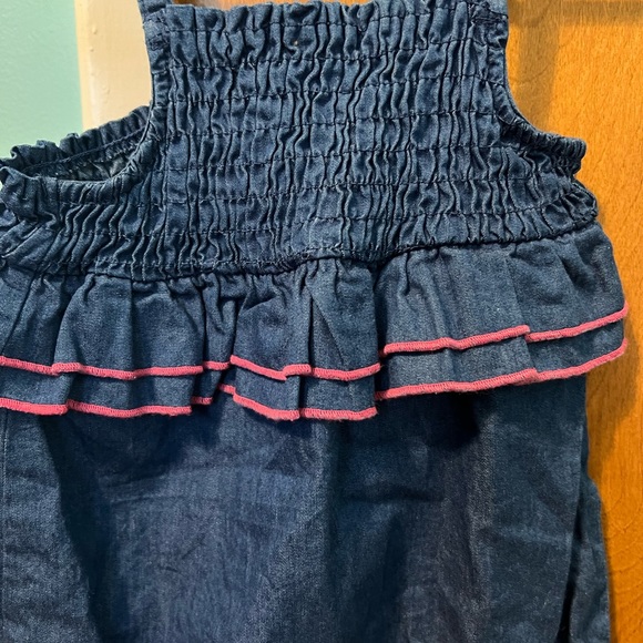 Cat & Jack Baby Girl Denim Bubble - Picture 3 of 6